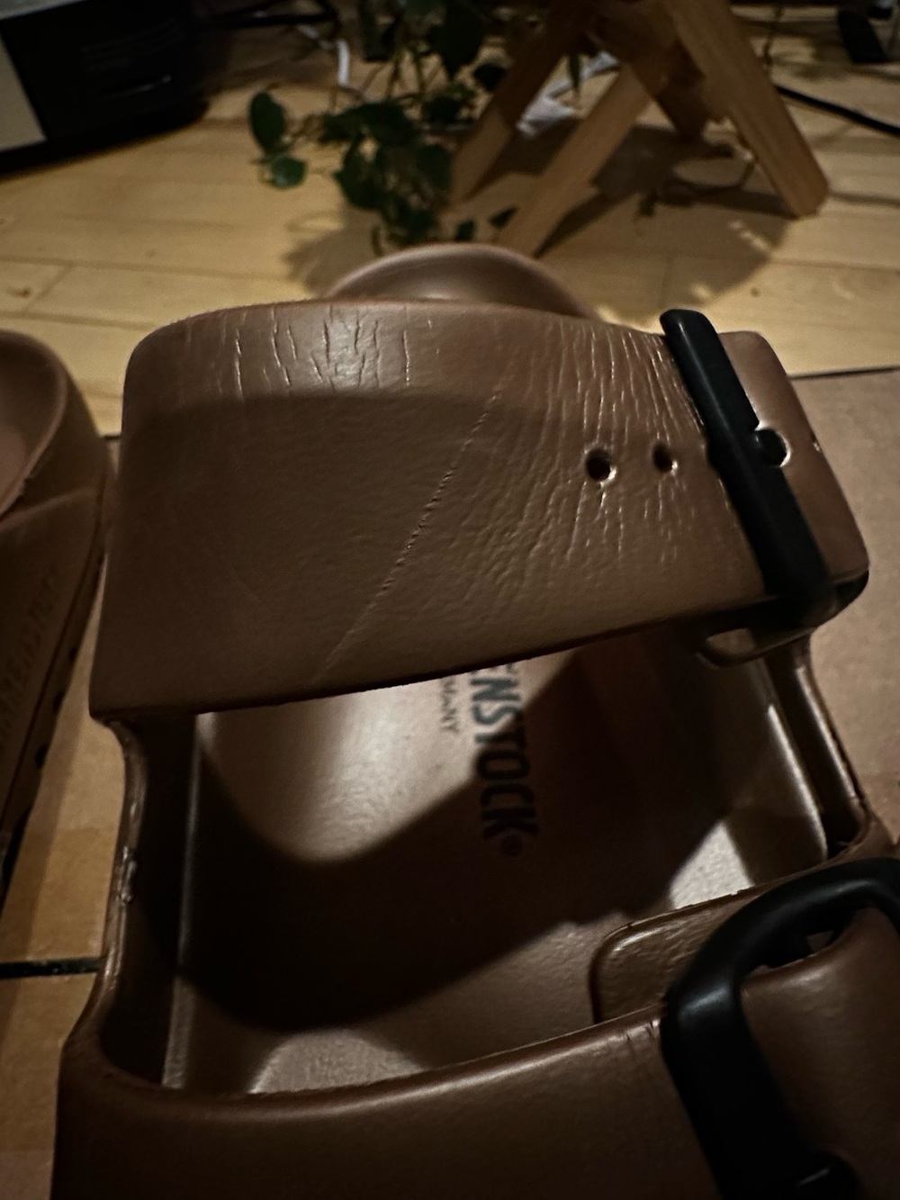 Birkenstock Brown Arizona-style Double Strap EVA Sandals - Picture 11 of 14